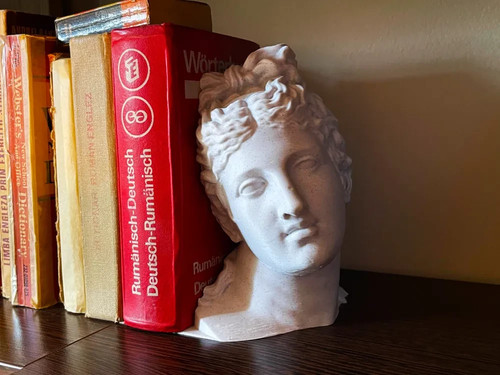 Apollo greek statue bookend - statue,