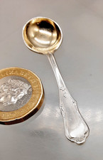 Small Vintage Elkington & Co EPNS Silver Plated Salt Spoon - Savoy - 5.5cm