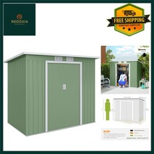 Galvanized Metal Garden Shed