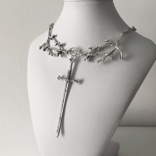 Sword pendant clavicle chain - sword-pendant,
