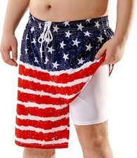Big and Tall Swim Trunks for