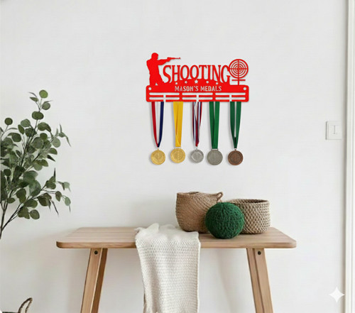 Personalised shooting medal - personalised,
