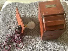 Rare Vintage Wooden Johnson Exactum Wooden Contact Printer  Complete  Film Prop