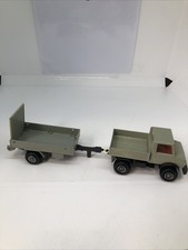 Matchbox Superkings K-30 Mercedes Unimog & Trailer (B-32)