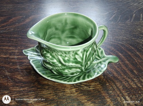 Sylvac mint sauce jug saucer - jug,