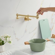 Unlacquered Brass Pot Filler