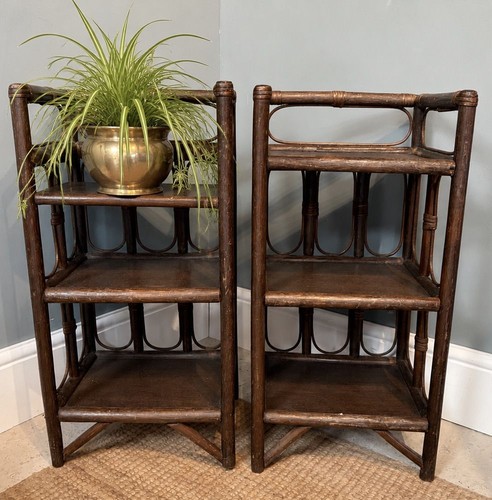 Pair vintage bamboo - pair, of