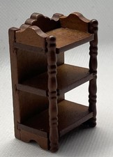 Dolls house shelf shelves shelving unit wood in 1/12th Scale