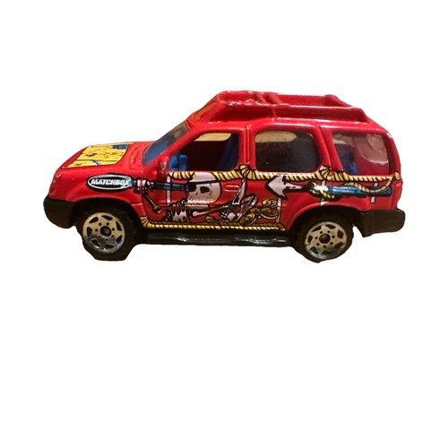 Matchbox nissan xterra red - nissan, in