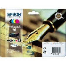 Genuine Epson 16 T1626 Ink Multipack 4 WF2010DW WF2510WF WF2530W WF2630 wf2660