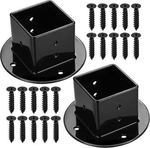 Pcs deck post bases - deck, 2