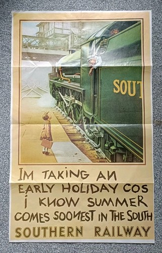 Southern railway poster - railway,