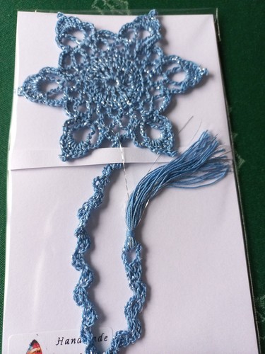 Crochet bookmark coats - bookmark, in