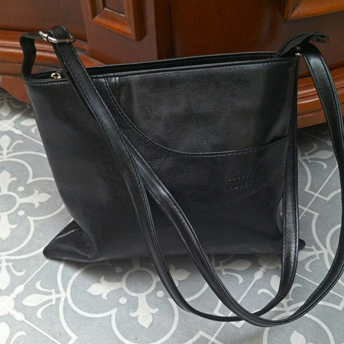Radley black leather shoulder - radley,