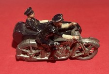 Police Blue Motorcycle And