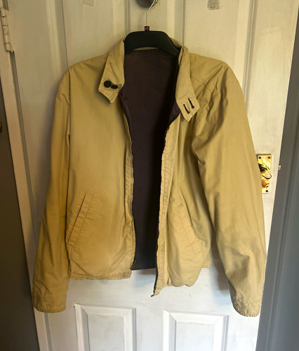 Replay men beige zip - men's, jacket