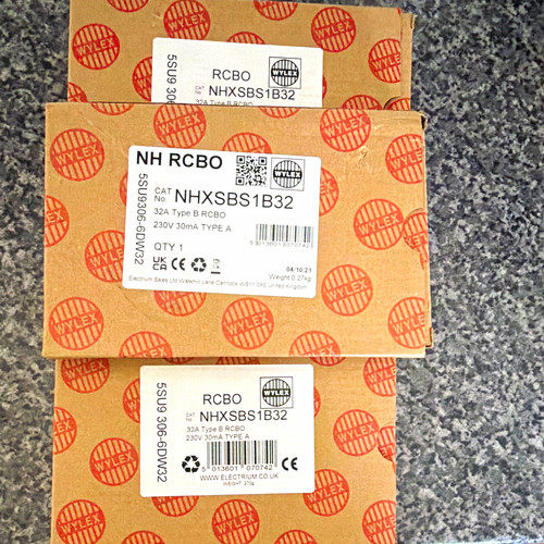 Wylex rcbo nhxsbs1b32 32a - nh,
