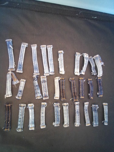 Denim belt loops offcut - belt,