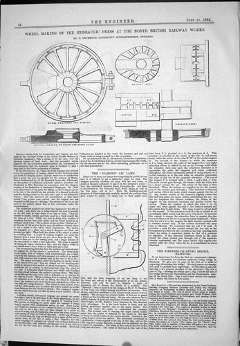 Antique print 1882 wheel - print,