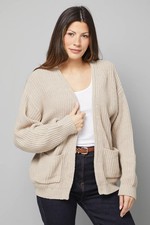 Wallis Oatmeal Cardigan Womens