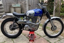 AJS 350cc  TRIALS Bike ANDY BAMFORD Frame.  Engine and Gearbox Maurice Hocking