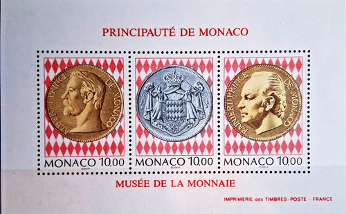 Monaco block mnh - monaco, mnh,