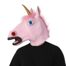 Unicorn Latex Mask Full Head