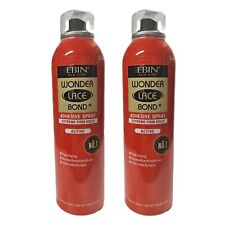 2x Ebin Wonderlace Wig Adhesive Spray, Supreme & Extreme Firm Hold 180ml