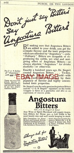 Advert angostura aromatic - advert,
