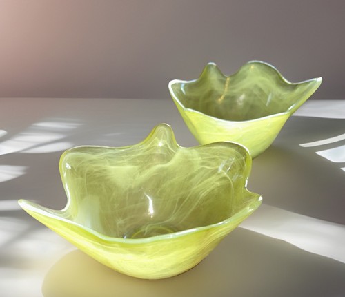Pair hand blown - a, art