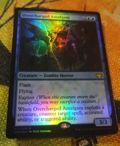 Foil overcharged amalgam - foil,