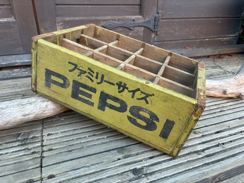 Vintage japanese pepsi wooden - pepsi,
