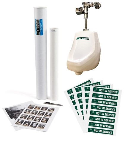 Out order urinal toilet - urinal, &