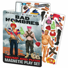 Trump & Putin Magnetic Play Set – Funny Political Fridge Locker Gift