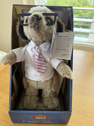 Meerkat plush soft toy - meerkat,