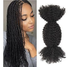Afro Curly Human Hair Bulk for
