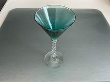 Martini/Cocktail Blue Glass