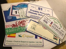 Car Rally plaque souvenir memorabilia badges