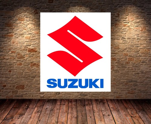 Suzuki vertical banner - banner, garage