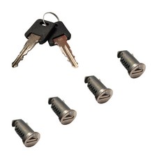 Set of 4 Barrel Locks & 2 Keys