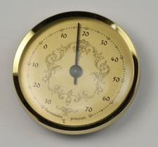 Thermometer insert gilt dial &
