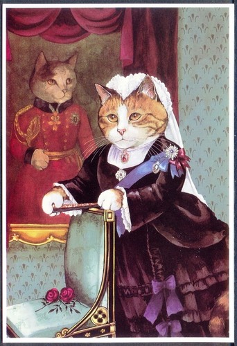 Modern cat art - modern,