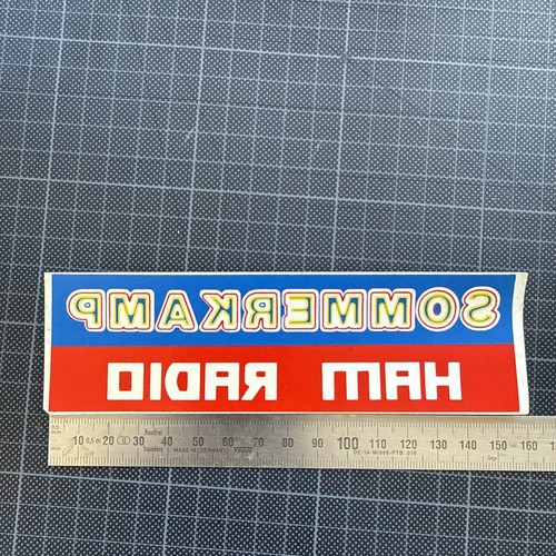 Old sticker ham radio - ham,