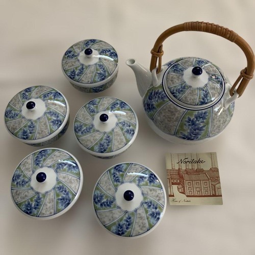 Noritake tea set teapot - set:,