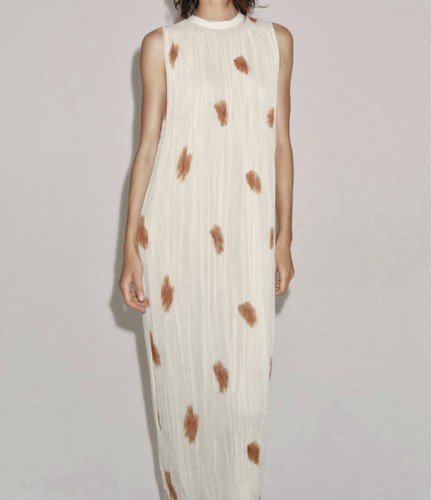 Zara printed midi dress - printed, s