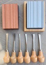 Palm carving tool set of 6