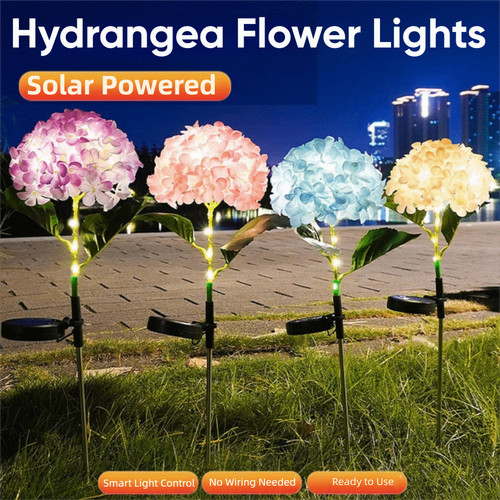Outdoor solar flower light led - outdoor,