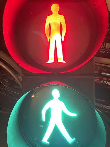 Pedestrian traffic lights red - traffic,