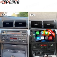 For BMW 3series E46 1998-2006 Apple Carplay Android 15 Car Radio Stereo GPS Navi
