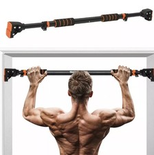 Pull Up Bar Doorway No Screws Chin Up Bar Adjustable Dip Bars  Home Gym